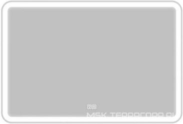 Зеркало 1000x30x600мм, реверс., с встроенным по периметру светильником, сенсорным выключателем и подогревом, 12W, 220-240V, BelBagno ZZ