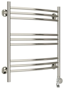 Полотенцесушитель электрический  Формат 10 ТП 600х500 (3+3+3) Г16, правый , БЕЗ скрытого подключения, цв. хром ZZ Сунержа Стилье 00510-6050