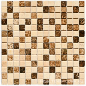 Мозаика Turin-20 (Pol) (20x20x7) 30,5x30,5 Bonaparte Мозаика из натурального камня n156743