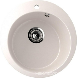 Мойка кухонная Ulgran U-405-331 белый| 49x49x19