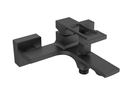 Смеситель для ванны, (цв.черный матовый),  ZZ BelBagno Luce LUC-VAS-NERO