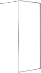 Душевая перегородка D 6310 Walk-in 700х2000 прозрачное стекло 6 мм, цвет профиля серебро ZZ Azario RICHMON AZ-NAG6310 700