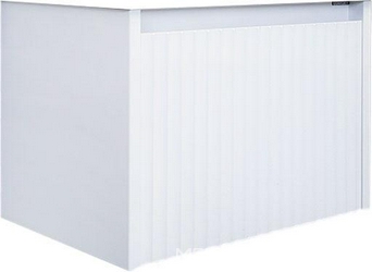 Тумба подвесная 60х53х40 см, 1 выд. ящик, БЕЗ столешницы и раковины, цв. белый XX