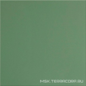 Керамогранит для пола и стены Уральский гранит Уральские фасады Грес Уральский UF007 зеленый моноколор рельеф 60x60 UF007RELIEF