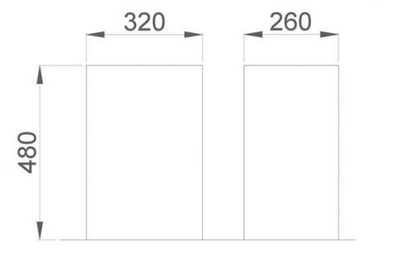 Ведро из нерж.стали, прямоугольное 40 л. без крышки, цв. хром, ZZ Nofer Nofer 14075.40.SC.B