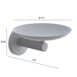 Мыльница настольная  Gold, цвет золото, ZZ Boheme UNO 10973-G