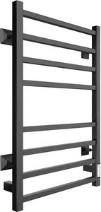 Полотенцесушитель электрический 80х50 см, цв.черный матовый K Двин L 4656759179267