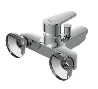 Смеситель для ванны/душа, лейка и шланг в комплекте, цв.хром Cersanit VERO 64510