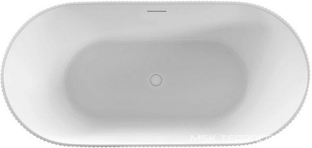 Ванна 1700х800хh580мм, отдельностоящая, интегрир.слив перелив, д/к в цвет ванны в компл.,(акрил цв.белый мат.), Vincea ZZ Vincea Ванны VBT-426-1700MW