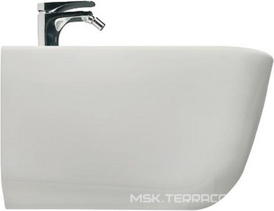 Биде подвесное 54х35см, крепёж арт.WB9N в компл., (цв.белый матовый),  ZZ Kerasan Tribeca 512530