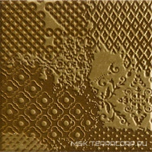 Керамическая плитка для стены Mainzu Metal Tiles Decor Gold 20x20 n163720