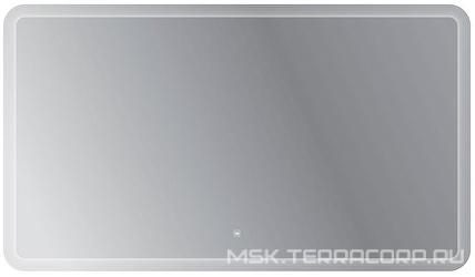 Зеркало 1400x800х30мм, с лезерной гравировкой, контурной подсветкой и сеснсорным выключателем 12W, 220-240V, Cezares ZZ