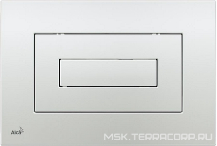 Клавиша двойного смыва  для инсталляции арт.a101/1200, цвет хром ZZ AlcaPlast M471 M471
