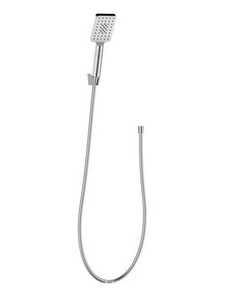 Душевой комплект: лейка, шланг 150см, кронштейн, (цв. хром),  ZZ BelBagno Luce LUC-DFS-CRM