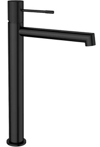 Смеситель для раковины, Высокий, без д/к, (цв.черный матовый),  ZZ Vincea Desire VBF-1D2MB