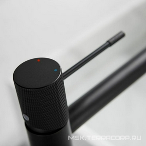 Смеситель для раковины, Высокий, без д/к, (цв.черный матовый),  ZZ Vincea Desire VBF-1D2MB