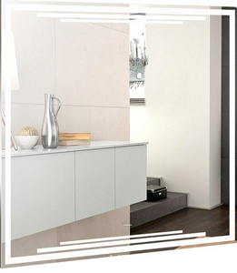 Зеркало, 770*770 мм, LED подстветка, бесконтактный сенсор XX Silver Mirrors Атриум LED-00002640