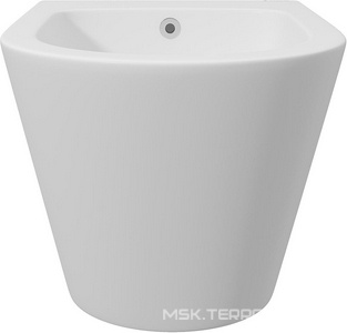 Биде подвесное 525х365мм, крепёж в компл., (цв.белый матовый),  ZZ Aqueduto Cone CON0320