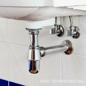 Сифон для раковины, 1 1/4, горизонтальная часть 250мм, (металл цв.хром), Roma ZZ Paini roma 02CR849L