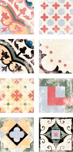 Керамическая плитка для пола и стены DeShun Ceramics Art Decor MIX  DC16 20x20 DC16