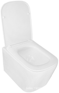 Комплект: инсталляция для подвес. унитаза + подвес. безободковый унитаз Delphi  с сиденьем микрл. ZZ Loranto Loranto 4501+91343