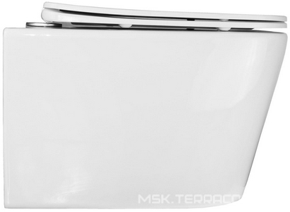 Комплект: инсталляция для подвес. унитаза + подвес. безободковый унитаз Delphi  с сиденьем микрл. ZZ Loranto Loranto 4501+91343