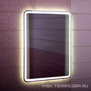 Зеркало Бриклаер  60*80 см с подсветкой и электровыключателем ZZ Бриклаер Эстель-1 4627125414213 / к.т.414089