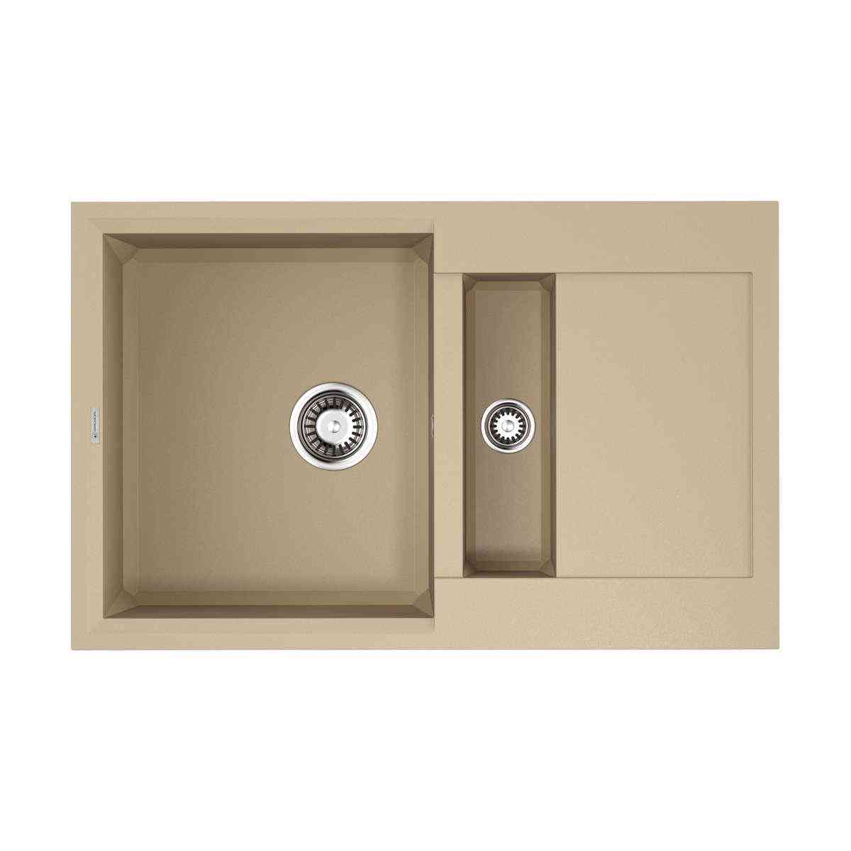 Мойка кухонная Omoikiri Sakaime 78-2-СH шампань| 50x78x23