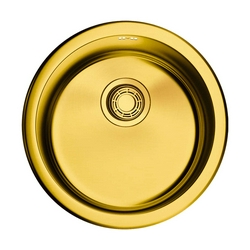 Мойка кухонная Omoikiri Toya 45-U AB латунь| 45x45x18