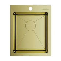 Мойка кухонная Omoikiri Akisame 41-LG 4973080 светлое золото| 51x41x20