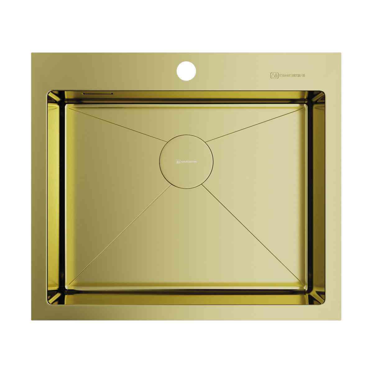 Мойка кухонная Omoikiri Akisame 59-LG 4973082 светлое золото| 51x59x20