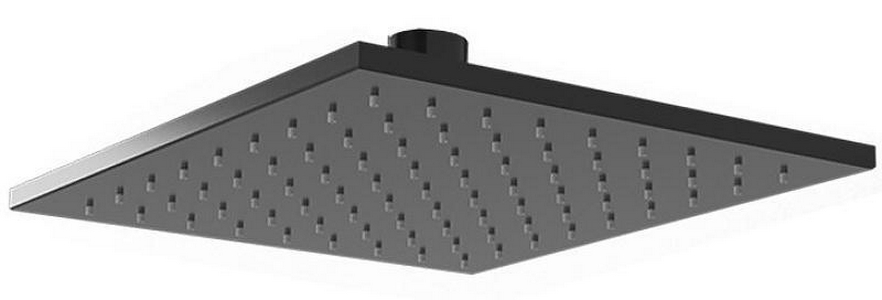 Душ верхний, стационарный, квадратный, 250х250мм, G 1/2, антикальц., (цв.черный браш.PVD), Paini ZZ Paini Универсал 50PZ759QQ25