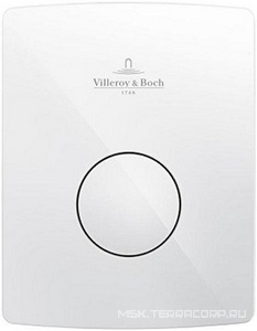 Клавиша ручного смыва воды писсуара (высококачественный пластик цв.белый),  U100 ZZ Villeroy & Boch ViConnect 92194468