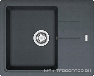 Мойка кухонная Franke Basis BFG 611C графит| 50x62x20