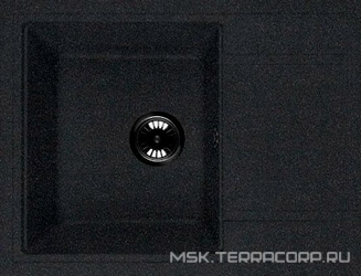 Мойка кухонная Whinstone Мунго 650 черный| 50x65x21