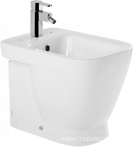 Биде напольное 52х35см, с отверстиями для крышки,  ZZ Sanindusa Look 134415004