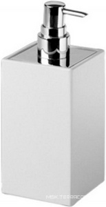 Дозатор 7х7хh18см, настольный (хром/белая керамика),  ZZ Fantini Young 96 02 7632P1