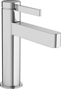 Смеситель для раковины, 110 CoolStart, со сливным клапаном Push.Open, (цв.хром),  ZZ Hansgrohe Finoris 76024000