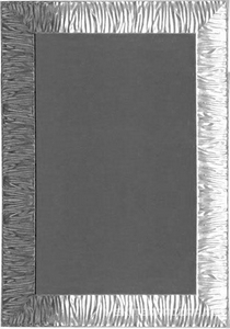 Зеркало 70хh100см, в раме, (цв. серебро),  ZZ Kerasan Retro 736502