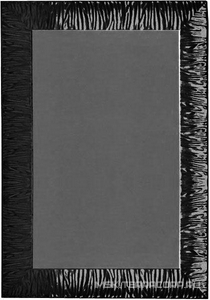 Зеркало 70х100см, в раме (цв.  лак)   ZZ Kerasan Retro 7365 Nero Lusido