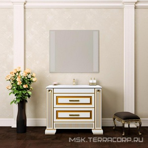 Зеркало  100, 1000*850*20 мм, с подсветкой, крепеж в комплекте Opadiris Оникс Z0000004912