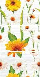 Панно Fiori  "Ромашки" (3 части)  XX40х75