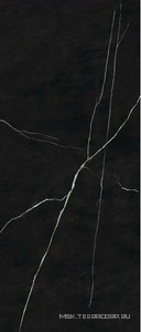 Керамогранит для пола и стены Atlas Concorde Italy Marvel Meraviglia  Black Origin 6mm Lapp. 120x278 AJH6