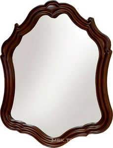 Зеркало 87хh99см, в деревянной раме, (цв. Noce Anticato), для коллекций Carlotta,  ZZ Cezares Topazio TO03.02 Noce Anticato