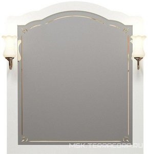 Зеркало  100, 960x1031x22 мм, цвет белый без патины, БЕЗ светил. н. 93950, крепеж в комплекте ZZ Opadiris Лоренцо Z0000008465