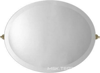 Зеркало 900х705мм, вертикальный/горизонтальный монтаж (цв. латунь)  ZZ Devon & Devon Beauty DEBEAUTYOT