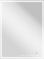 Зеркало 600x800х30мм, с встроенным по периметру светильником, сенсорным выключателем и диммером, Vincea ZZ