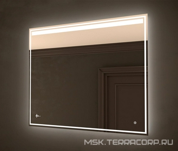 Зеркало прямоугольное 800х800 мм с подсветкой без подогрева  ZZ KVV Galaxy GX8080WH