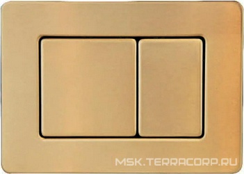 Клавиша двойного смыва Boheme 650-G для инсталляции, нерж.сталь Gold, цвет золото, ZZ