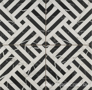 Керамогранит для пола и стены Etili Seramic Patchwork Apollon Charcoal Black Pre-Cut 45x45 ETI0030